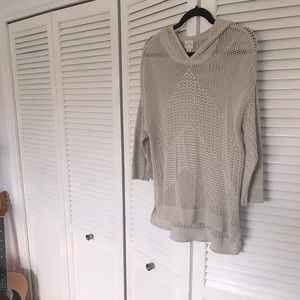 Knit Hooded Sweater